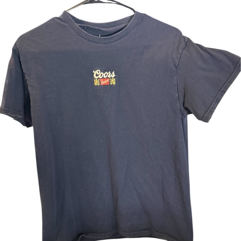 Vintage Coors Navy Blue Short Sleeve Tee Medium